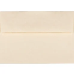 JAM Paper A7 Parchment Invitation Envelopes, 5.25 x 7.25, Natural Recycled, 25/Pack (35394)* Business