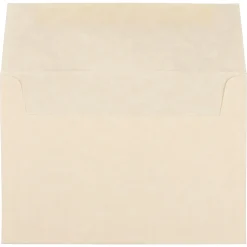 JAM Paper A7 Parchment Invitation Envelopes, 5.25 x 7.25, Natural Recycled, 25/Pack (35394)* Business