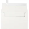JAM Paper A4 Self Seal Booklet Envelope 4 1/4" x 6 1/4", Natural White, 50/Pack (4872-SN-50)* Business