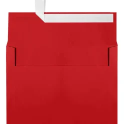 JAM Paper A7 Self Seal Invitation Envelopes, 5 1/4" x 7 1/4", Ruby Red, 50/Pack (4980-204-50)* Business