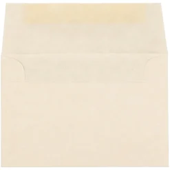 JAM Paper 4Bar A1 Parchment Invitation Envelopes, 3.625 x 5.125, Natural Recycled, 25/Pack (900795107)* Business
