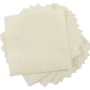 Napkins<JAM Paper Beverage Napkin, 2-ply, Ivory, 50 Napkins/Pack (5255620721)