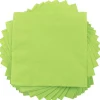 Napkins<JAM Paper Beverage Napkin, 2-ply, Lime Green, 50 Napkins/Pack (5255620723)