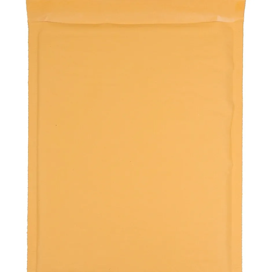 JAM Paper Bubble Lite Padded Mailers, Size 7, 14 1/4 x 18 1/2- Brown Kraft, 100/Pack (GCST657H)* Bubble Mailers