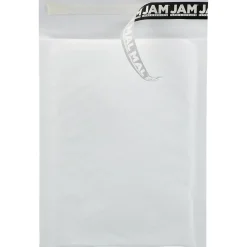 JAM Paper Bubble Lite Padded Mailers, Size #0, 6" x 8 1/2", White Kraft, 25/Pack (2812719)* Bubble Mailers