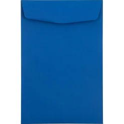 JAM Paper Catalog Envelope 6" x 9", Presidential Blue, 100/Pack (363913003F)* Catalog