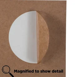 JAM Paper Circle Round Label Sticker Seals, 2.5 Inch Diameter, Brown Kraft, 120/Pack (2147618897)* Shipping Labels