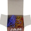 JAM Paper ® Colorful Butterfly Paper Clips, Assorted Colors Paperclips, 15/Pack (2210016349) Best