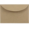 JAM Paper 3Drug Mini Recycled Kraft Envelopes, 2.3125 x 3.625, Brown Kraft Paper Bag, 100/Pack (5207691A)* Business
