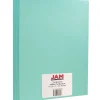 Hot Extra Heavyweight 130 lb. Cardstock Paper, 8.5" x 11", Turquoise, 25 Sheets/Pack (296131624) Card Stock