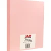 New Extra Heavyweight 130 lb. Cardstock Paper, 8.5" x 11", Baby Pink, 25 Sheets/Pack (296231639) Card Stock