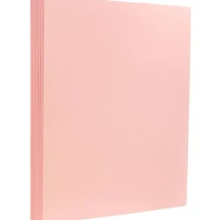 New Extra Heavyweight 130 lb. Cardstock Paper, 8.5" x 11", Baby Pink, 25 Sheets/Pack (296231639) Card Stock