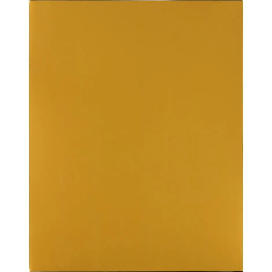 JAM Paper Glossy 3-Hole Punched 2 Pocket Cardstock Presentation Folder, , 100/Box (385GGOB) Gold Best