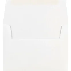 JAM Paper Gummed A7 Invitation Envelopes, 5 1/4" x 7 1/4", White, 250/Box (73767H)* Business