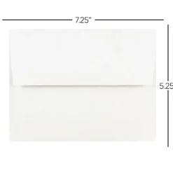 JAM Paper Gummed A7 Invitation Envelopes, 5 1/4