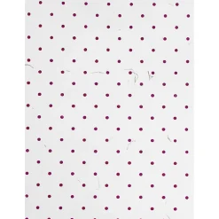 JAM Paper Handmade Two-Pocket Recycled Presentation Folders, White with Burgundy Dots, 100/Box (9935980B100) Sale