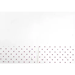 JAM Paper Handmade Two-Pocket Recycled Presentation Folders, White with Burgundy Dots, 100/Box (9935980B100) Sale