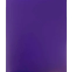 JAM Paper Heavy Duty Two-Pocket Plastic Folders, Purple, 108/Pack (0946179B) Online