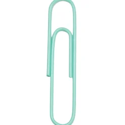 JAM Paper Jumbo Paper Clips, , 3 Packs of 75 (21832065B) Teal