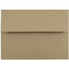 JAM Paper Kraft A6 Invitation Envelopes, 4.75 x 6.5, Brown Kraft Paper Bag, 25/Pack (LEKR650)* Business