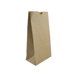 JAM Paper Kraft Lunch Bags, 8" x 4.25" x 2.25", Brown, 500/Pack (690KRBRB) Hot