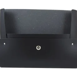 JAM Paper Leather Portfolio Case with Snap Closure, Black, 12/Carton (2233317452B)