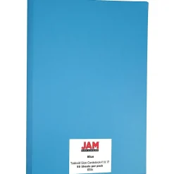 Online Ledger 65 lb. Cardstock Paper, 11" x 17", Blue, 50 Sheets/Pack (16728479) Card Stock