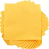 Napkins<JAM Paper Lunch Napkin, 2-ply, Yellow, 50 Napkins/Pack (255621945)