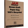 Best Matte 60 lb. Cardstock Paper, 8.5" x 11", Brown Kraft, 50 Sheets/Pack (LEKR120606) Card Stock