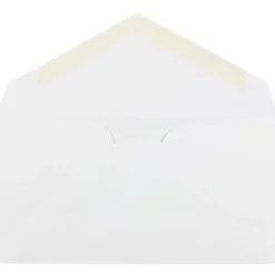 JAM Paper Monarch Security Tinted Business Envelope, 3 7/8" x 7 1/2", White, 1000/Carton (04093007B)* Security Tinted