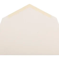 JAM Paper Monarch Strathmore Invitation Envelopes, 3.875 x 7.5, Natural White Wove, 25/Pack (3197090)* Business