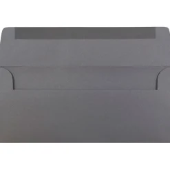 JAM Paper Open End #10 Business Envelope, 4 1/8" x 9 1/2", Dark Grey, 50/Pack (36396438I)* Business