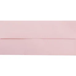 JAM Paper Open End #10 Business Envelope, 4 1/8" x 9 1/2", Baby Pink, 50/Pack (2155777I)* Business