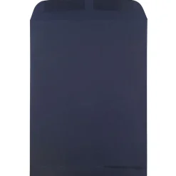 JAM Paper Open End Catalog Envelope, 9" x 12", Navy Blue, 50/Pack (51287431I)* Catalog