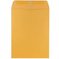 JAM Paper Open End Catalog Envelopes, 9" x 12", Brown Kraft Manila, 500/Pack (4132C)* Business