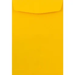 JAM Paper Open End Catalog Envelope, 6" x 9", Yellow, 100/Pack (212815443F)* Catalog