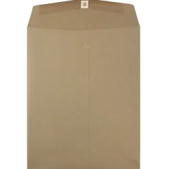 JAM Paper Open End Catalog Envelopes with Clasp Closure, 10" x 13", Brown Kraft, 10/Pack (563120854D)* Catalog
