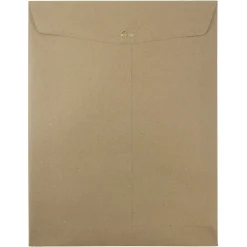 JAM Paper Open End Catalog Envelopes with Clasp Closure, 10" x 13", Brown Kraft, 10/Pack (563120854D)* Catalog