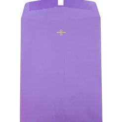 JAM Paper Open End Clasp Catalog Envelope, 9" x 12", Violet, 100/Box (900906767)* Catalog