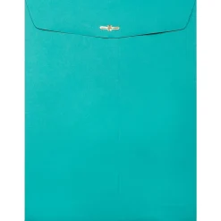 JAM Paper Open End Clasp Catalog Envelope, 9" x 12", Sea Blue, 100/Box (900906997)* Catalog