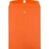 JAM Paper Open End Clasp #13 Catalog Envelope, 10" x 13", Orange, 100/Box (913745)* Catalog