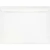 JAM Paper Open End Commercial Booklet Envelopes, Peel & Press, 9" x 12", White, 250/Pack (13751J)* Business