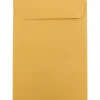 JAM Paper Open End Kraft Catalog Envelope, 5 1/2" x 7 1/2", Brown, 25/Pack (4101)* Catalog