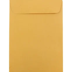 JAM Paper Open End Kraft Catalog Envelope, 5 1/2" x 7 1/2", Brown, 25/Pack (4101)* Catalog