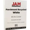 Sale Parchment 65 lb. Cardstock Paper, 8.5" x 11", White, 50 Sheets/Pack (171114) Card Stock