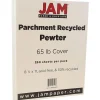 Clearance Parchment 65 lb. Cardstock Paper, 8.5" x 11", Pewter Gray, 250 Sheets/Ream (96600800B) Card Stock