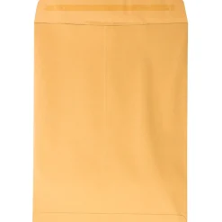 JAM Paper Peel & Seal Kraft Open End #13 Catalog Envelope, 10