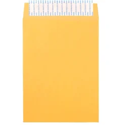 JAM Paper Peel & Seal Kraft Open End Catalog Envelope, 6 1/2" x 9 1/2", Brown, 500/Pack (13034229C)* Catalog
