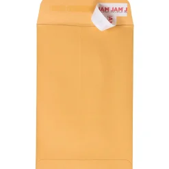 JAM Paper Peel and Seal Kraft Open End Catalog Envelope, 6" x 9", Brown, 500/Pack (13034199C)* Catalog