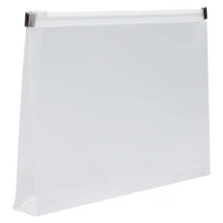 JAM Paper Plastic Envelopes with Zip Closure, Small, 4.5 x 6.5, Clear, 12/Pack (473Z1CL)* Business